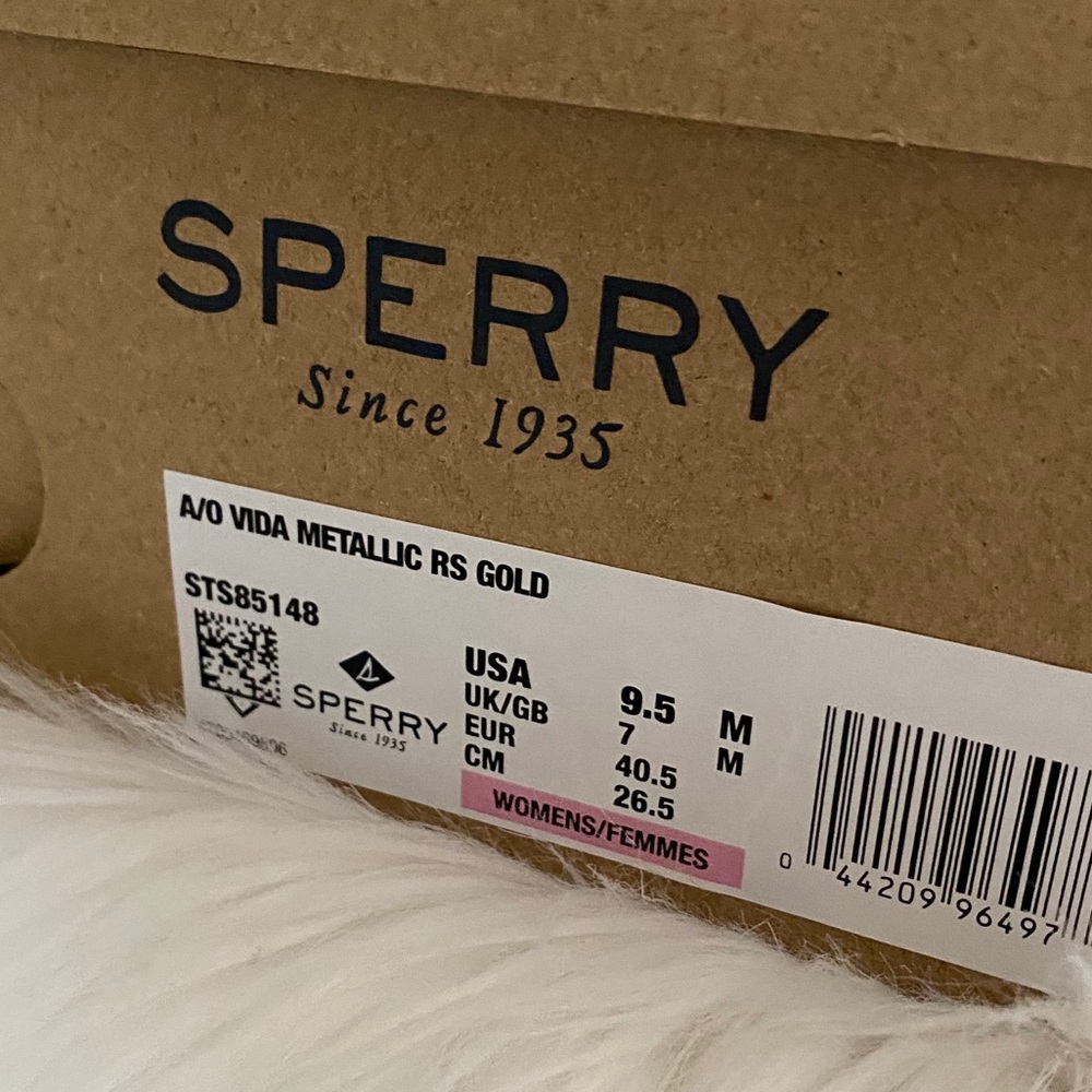 Final sale✨sperry vida brushed metallic boat shoes - Picture 4 of 13